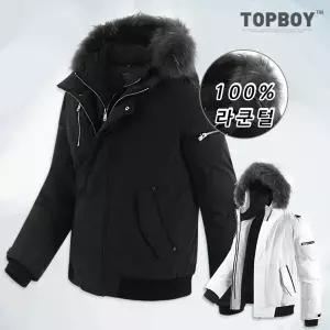 [탑보이] 라쿤 이중애리 오버핏 숏패딩 (JW498)