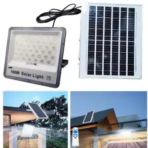 캠핑랜턴 태양광 충전식 야외 센서등 벽등 랜턴 투광기 100W
