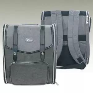 [콩심팥심]강아지 접이식 이동 백팩 그레이 1P 튼튼한 손잡이 강아지이동장