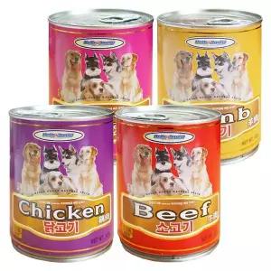 헬로도기 캔 간식 400g X24개 전견용 강아지 통조림