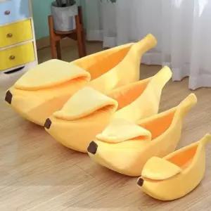 고양이방석 고양이 강아지 숨숨집 쿠션 방석 바나나침대 S