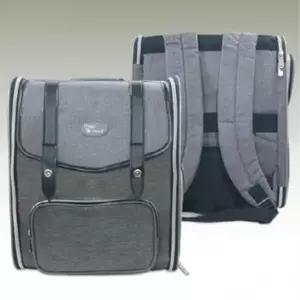 강아지 접이식 이동 백팩 그레이 1P 튼튼한 손잡이 강아지이동장