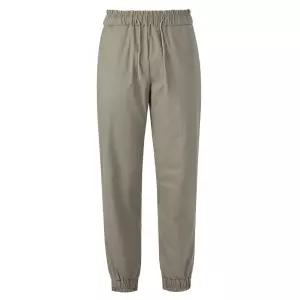 남자 린넨 사방스판 스트링 밴딩 조거팬츠 NE-PTS-Q020-연카키