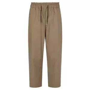 남자 린넨 와이드 스판 밴딩팬츠 NE-PTS-Q023-카키