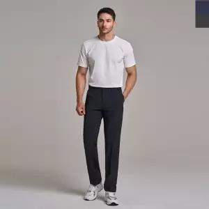 [옷자락]남자 매직히든밴딩 시어서커 스판 스트레이트 슬랙스