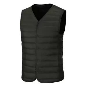 [데피][루페코리아] 경량 패딩조끼 브이넥 겨울 조끼 남여공용 DW670 블랙
