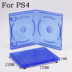 [호환품]PS4 ps5 게임용 교체 케이스 1개 더블 디스크 스페어 블루 블루레이 박스 2 CD 클리어 호환