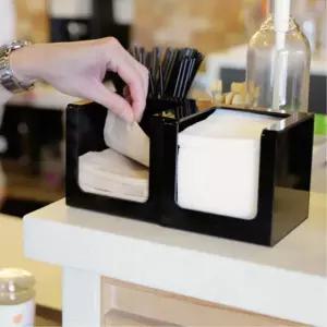 카페 식당 베이커리 냅킨 아크릴 디스펜서 데스크테리어 케이스 주방데코 커버 티슈함