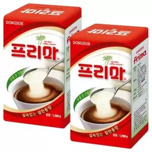 동서식품 커피 프리마 프림 업소용 대용량 1.2kg 2입 MNS