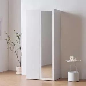 [라자가구] 비바 오브 800 전신거울 옷장 LJY367