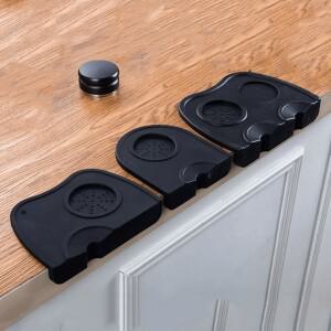 [호환품]에스프레소 커피 탬퍼 매트 실리콘 홀더 코너 패드 미끄럼 방지 바리스타 커피웨어 탬핑 도구