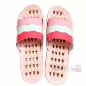 ( )퍼니 화장실슬리퍼 물결핑크 화장실실내화 베란다슬리퍼 고급욕실화