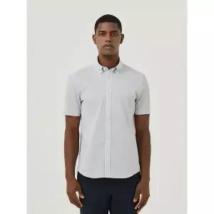 [페라로밀라노]투톤 잔스트라이프 셔츠 L 블루 AMSFTWB20141 _P393248681