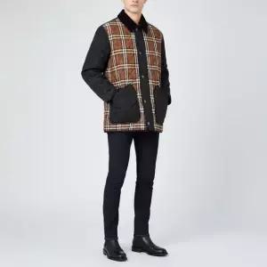 버버리 빈티지 체크 퀼팅 자켓 8070391 M WEAVERVALE CHK A9011