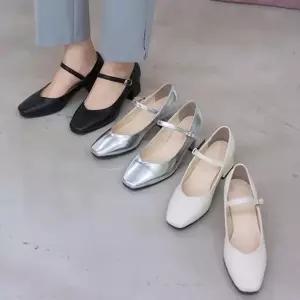 빅사이즈 여성화 슬링백힐 여성신발 토오픈 메리제인-WFNSK1S