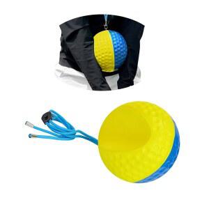 임팩트 정밀도와 일관된 스윙을 위한 골프 트레이닝 보조 볼 - 슬라이싱, 스쿠핑 및 치킨 윙을 고정하는 마스터 바디 연결 | 간단하고 효과적인 도구