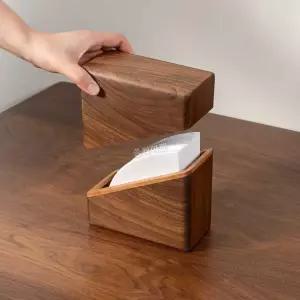 드립백 보관함 원목 홀더 상자 박스 체리우드 커피 우드