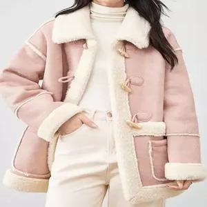 [카라]KARRA 파스텔밀크무스탕자켓_A5W0834