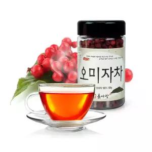 오미자열매 100g 오미자차 전통차 다섯가지맛 로스팅