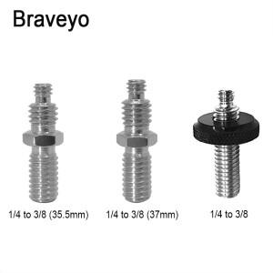 도니식 3/8 1/4 변환 나사 양방향 조절 너트 삼각대 모노포드 볼 헤드 핸들 마운트 어댑터 Dslr 카메라용