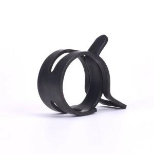 65MN 망간 강스틸 산화물-검정색 처리 스프링 호스 클램프 내부 직경 4mm-22mm 고강도 탄성 버클 워터 파이