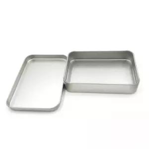 케이스 틴케이스 팬 제작 스틸 함 보관함 심플 트리 소품 직 사각 펜트리수납 다용도 빈캔