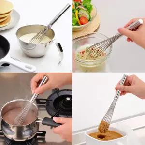 휘핑기 일본 거품기 스텐 슬림 계란머들러 머랭 이유식 수동 우유