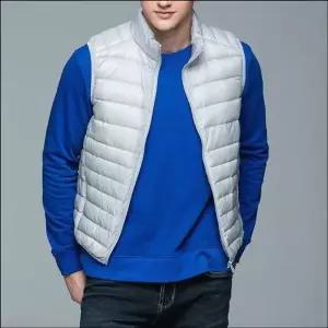 남성 패딩조끼 경량 쪼끼 겨울 레이어드 이너 베스트 2색