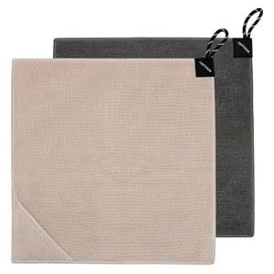 NORMCORE 바리스타 모듬 클리닝 세트 깨끗한 타월 2가지 마이크로파이버 색상 2팩