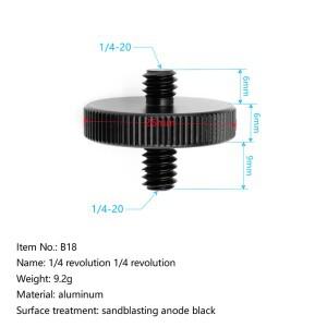 도니식  카메라 변환 나사 1/4 수-3/8 듀얼 너트 삼각대 마운트 퀵릴리즈 어댑터 1 개