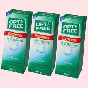 옵티프리 익스프레스 렌즈세정액 470ml 3개 4544231