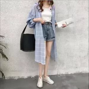 [옷은날개] 여자 원피스 셔츠 루즈핏 베이직 캐주얼 롱 블라우스