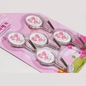 고품질 WL 캐릭터 벽후크5P-랜덤발송 문걸이도어훅 문옷걸이 가방걸이소품 감성디자인 다용도걸이 WFLU1XF