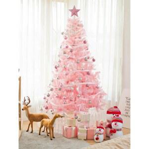 분홍색 크리스마스트리 성탄절 150 에어 핑크 클로스 패키지 암호화 2m 인테리어 분홍색트리 트리세트