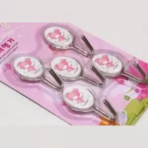 고품질 WL 캐릭터 벽후크5P-랜덤발송 문걸이도어훅 문옷걸이 가방...