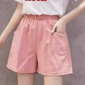 [옷은날개] 여름 린넨 반바지 핫팬츠 코튼 면바지 밴딩팬츠 데일리 트레이닝 숏팬츠 5부