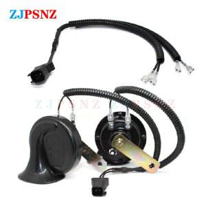 크락션 경적 자동 콘센트 소켓 전용 달팽이 튜브 전선 수리 골판지 차량용 변환 스피커 이중