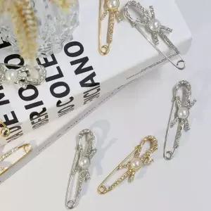 예쁜브로치 진주 포인트 브로치 핀뱃지 귀여운브로치 옷고정핀 빈티지브로치