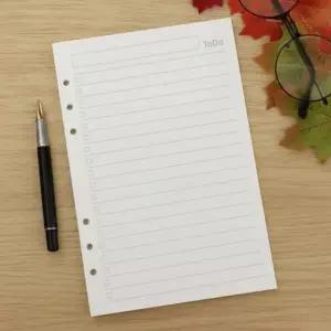 [문구/오피스] 6공 속지 투두리스트 체크 플래너 A5 다이어리 채움