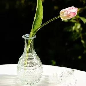 크리스탈 아즈텍 보틀 화병 3sizs) M) 빈티지무드 킨포크스타일 빈티지꽃병 빈티지화병