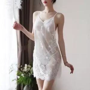 니뽐니씨 슬립 슬립원피스 잠옷 슬립세트 쉬폰 홈웨어 레이스 시스루 이벤트 신혼 기념일잠옷 란제리잠옷