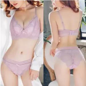 니뽐니씨 브라팬티세트 브라렛 노와이어 레이스브라 볼륨업 밀착 뽕브라 사기 예쁜 푸쉬업