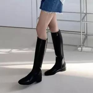 여성워커 여성 가죽 부츠 롱부츠 니하이부츠 데일리