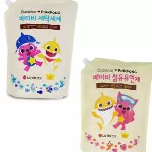 아기 세탁 세제 유아용 신생아 액체 유아 세탁 세제 리필 대용량 유연제 파우더 섬유
