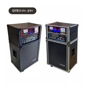 티제이 K2 Plus 일반형 이동식 노래방기계 세트(옵션 선택) 블랙
