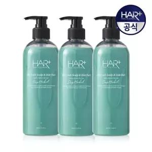 오프레시 딥 허벌 탈모완화 두피케어 헤어팩 500ml 3개