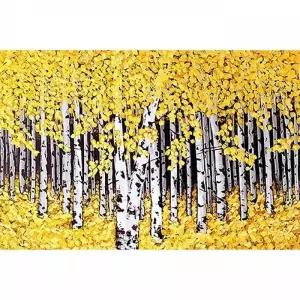 TBZ 황금 자작나무 (패브릭) 보석십자수 40x60
