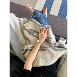 양면 담요 캐시미어 고급 소파 사계절 소품 블랭킷