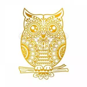 TBZ 황금 부엉이 (패브릭) 보석십자수 40x60