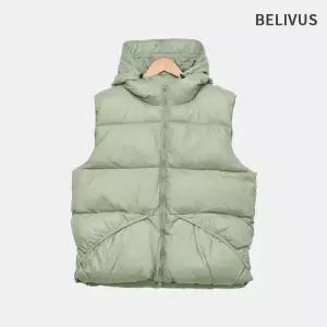 [빌리버스]빌리버스 남자 컴포트핏 나일론 웰론 베스트 후드 패딩 조끼 BIT233